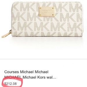 -sold- Michael Kors logo wallet